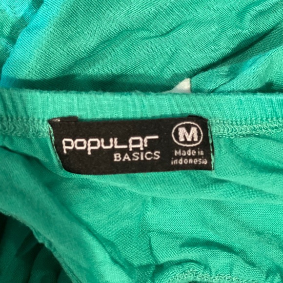 SOLD! Chevron Teal and White Maxi Dress - Picture 3 of 3